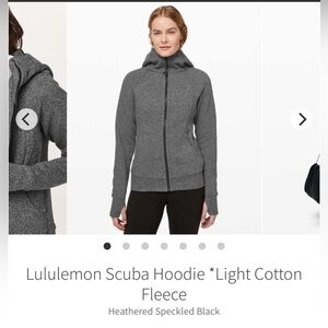 Lululemon Scuba Hoodie *Light Cotton Fleece size 20